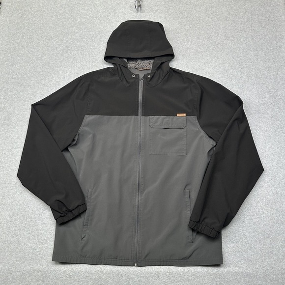 voyager Other - Voyager Jacket Mens XL Black Gray Colorblock Windbreaker Softshell Zipper Pocket